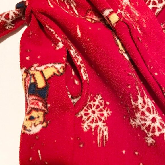 Disney Winnie the Pooh Red Polyester Womens Bath Robe Size Small - Picture 13 of 15